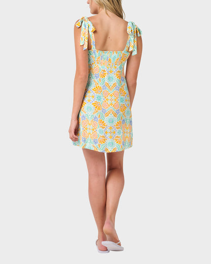 Sublime Sun Blooms Print Mini Dress
