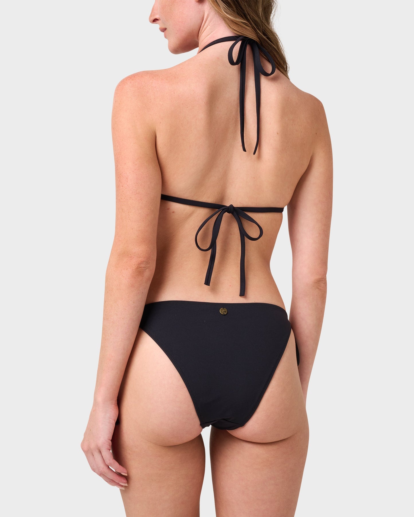 Donna Solid Slide Triangle Bikini Top