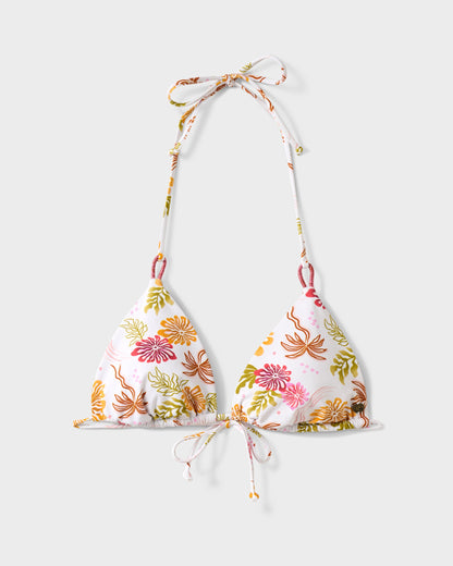 Donna Terra Flora Slide Triangle Bikini Top