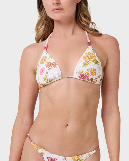 Donna Terra Flora Slide Triangle Bikini Top
