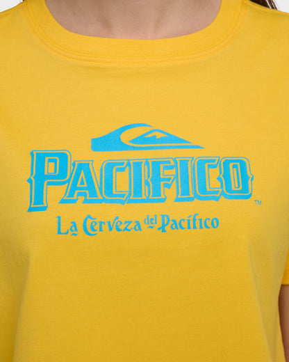 Quiksilver X Pacifico Cropped Boyfriend T-Shirt