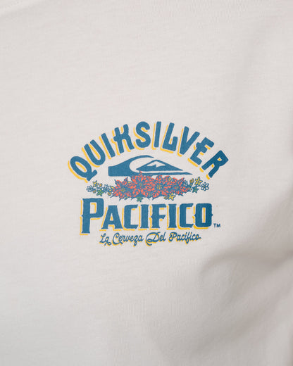 Quiksilver X Pacifico Sign Lock Cropped Boyfriend T-Shirt