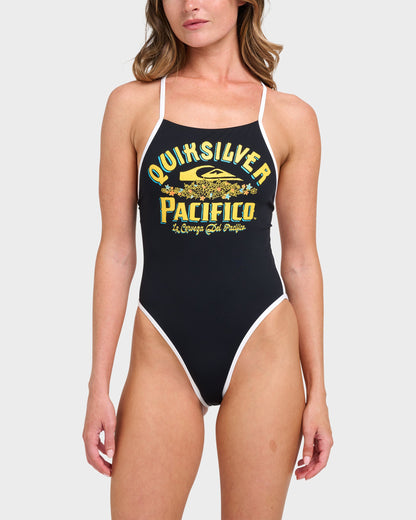 Quiksilver X Pacifico Isa High Leg One Piece Swimsuit