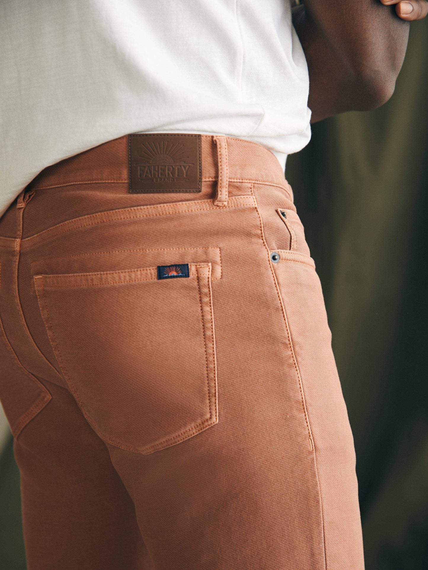 Stretch Terry 5-Pocket (32") - Mesa Red