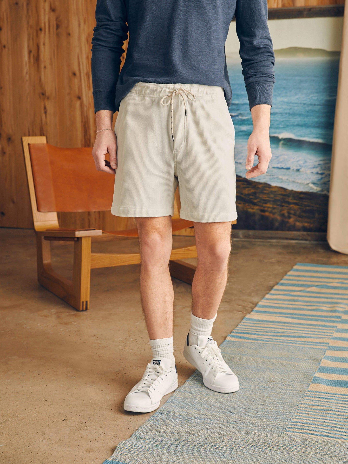 Drawstring Cord Short (6") - Stone