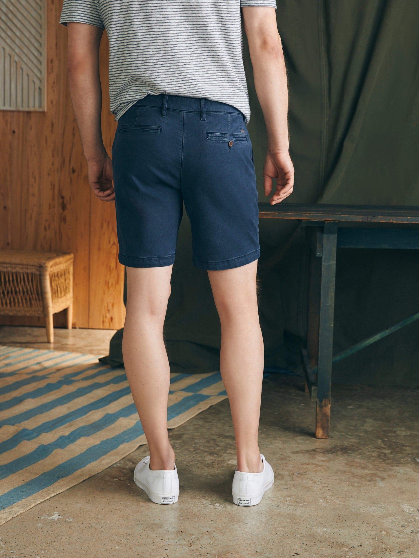 Coastline Chino Short (8") - Blue Nights