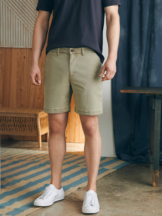 Coastline Chino Short (8") - Mountain Olive