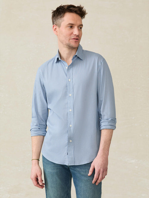 The Movement™ Shirt - Azure Pincheck
