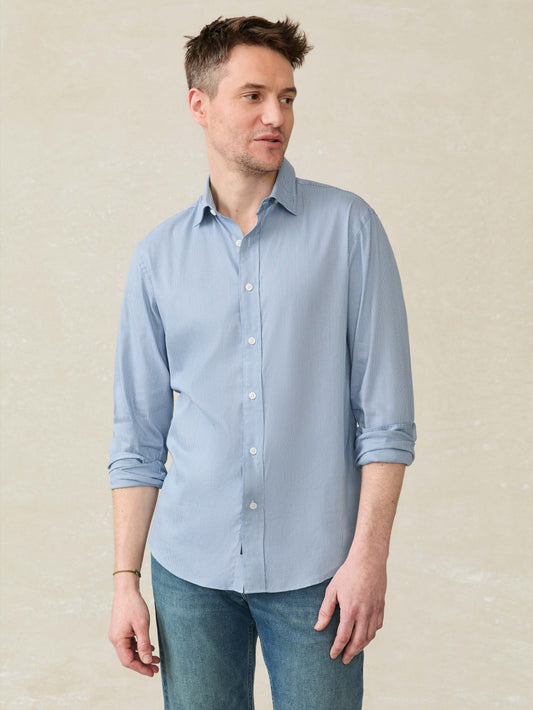 The Movement™ Shirt - Azure Pincheck