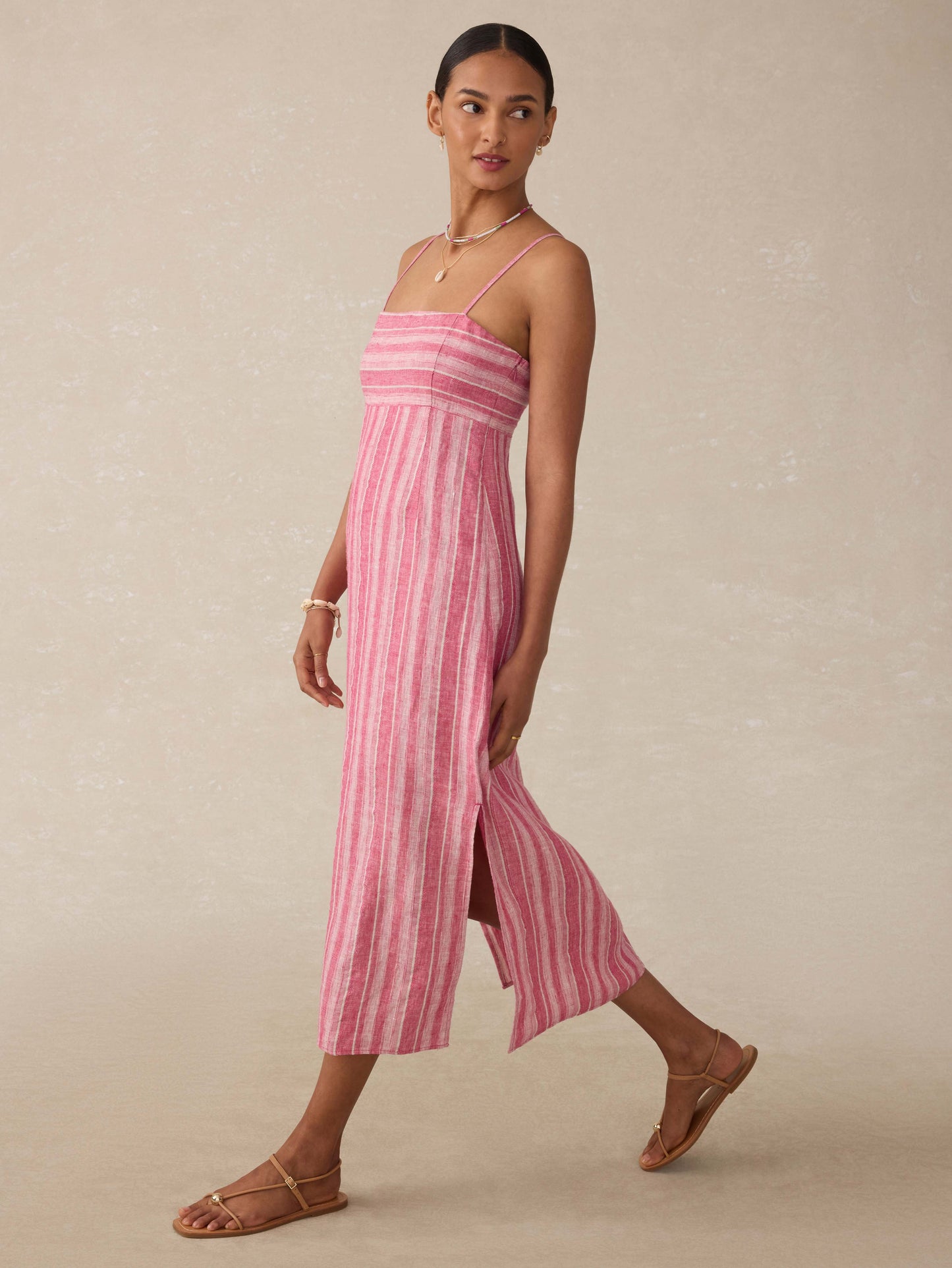 Sienna Sun Dress - Granita Stripe