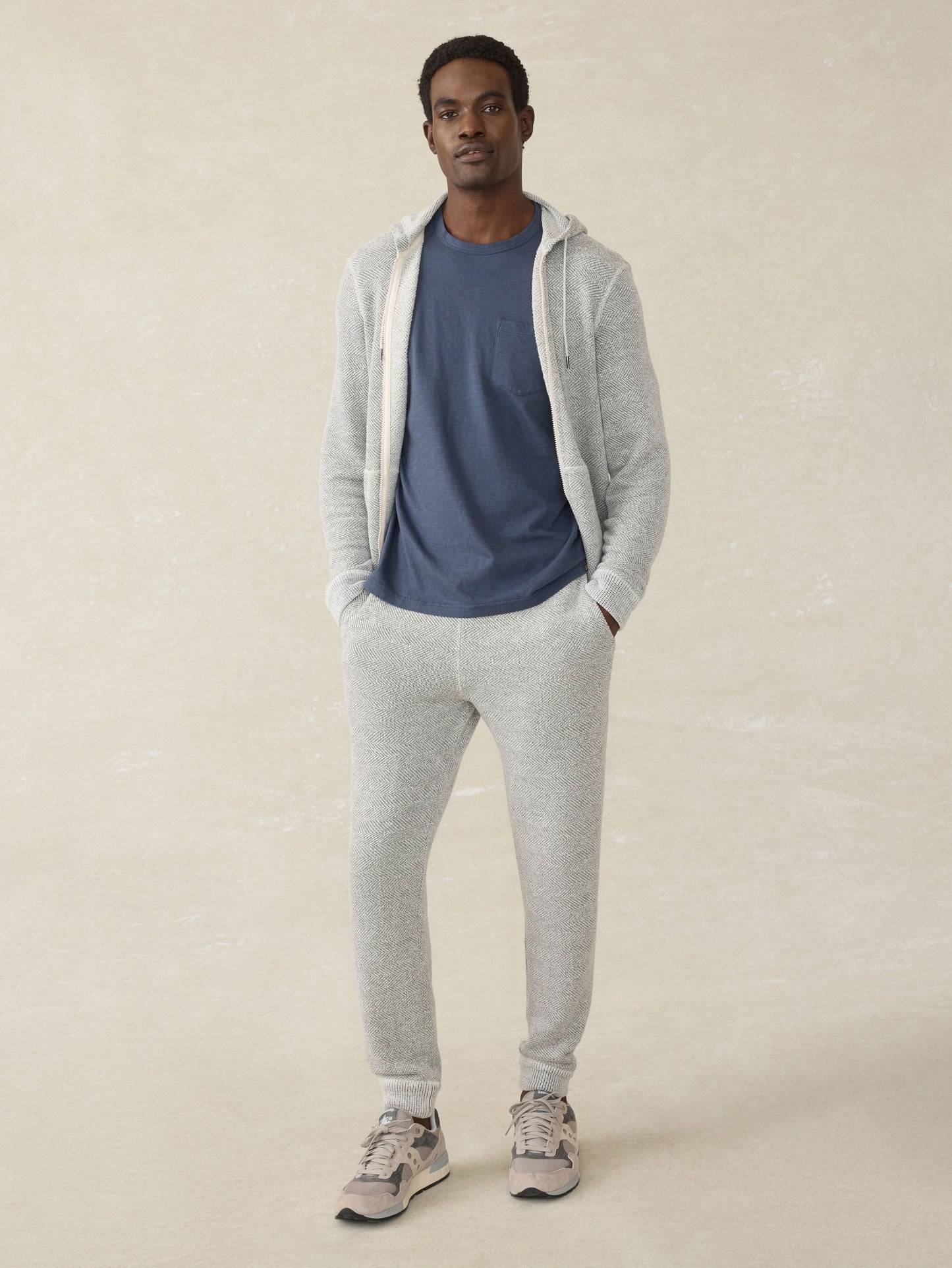 Whitewater Full Zip Hoodie - Grey Shell Loop