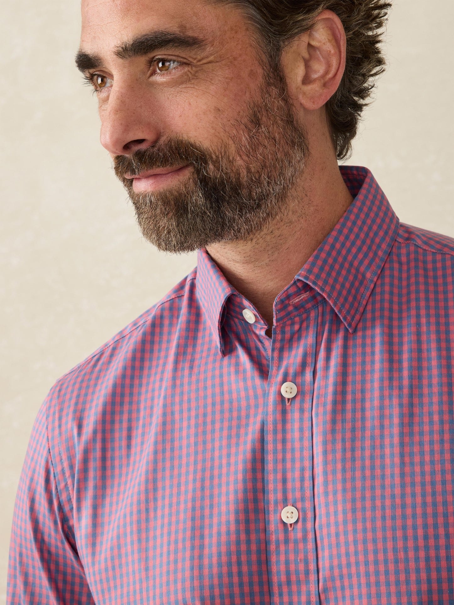 The Movement™ Shirt (Tall) - Blue Rose Gingham