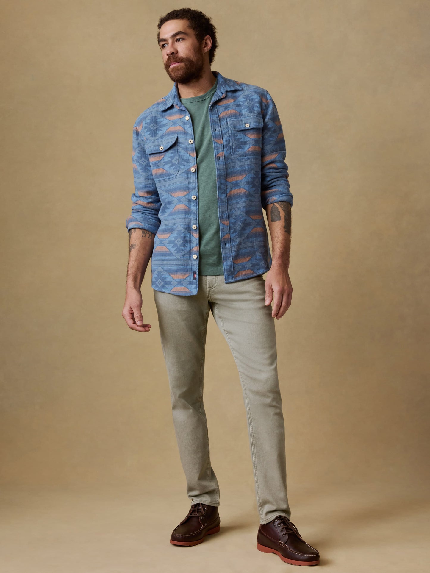 Stretch Terry 5-Pocket Pant - Coastal Sage