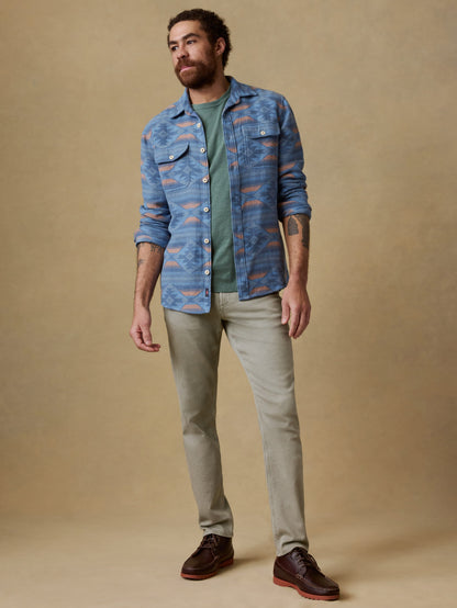 Stretch Terry 5-Pocket Pant - Coastal Sage