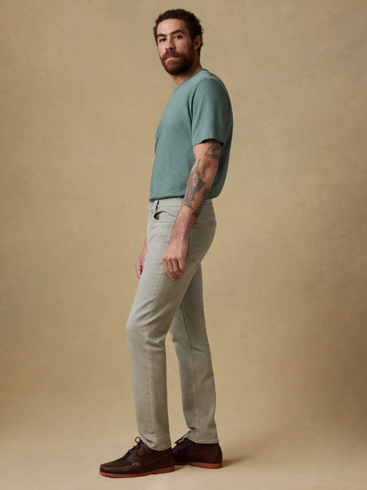 Stretch Terry 5-Pocket Pant - Coastal Sage
