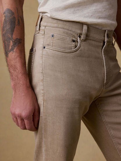 Stretch Terry 5-Pocket Pant - Desert Khaki