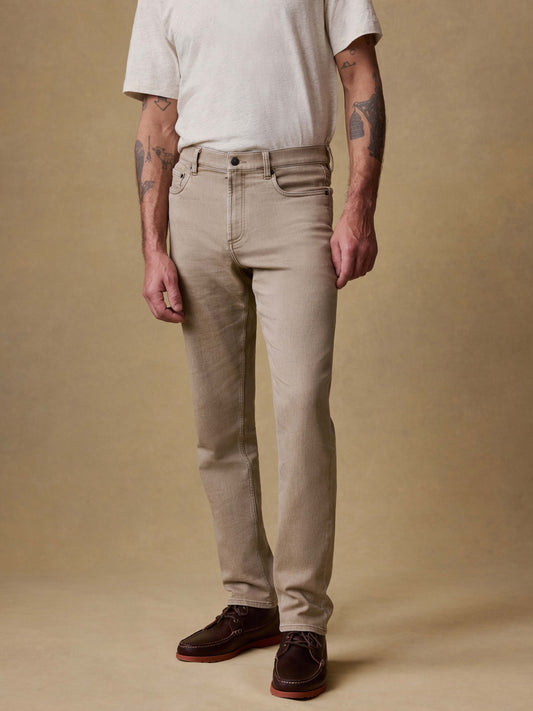 Stretch Terry 5-Pocket Pant - Desert Khaki