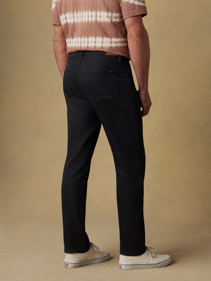 Stretch Terry 5-Pocket Athletic Fit Pant - Onyx Black