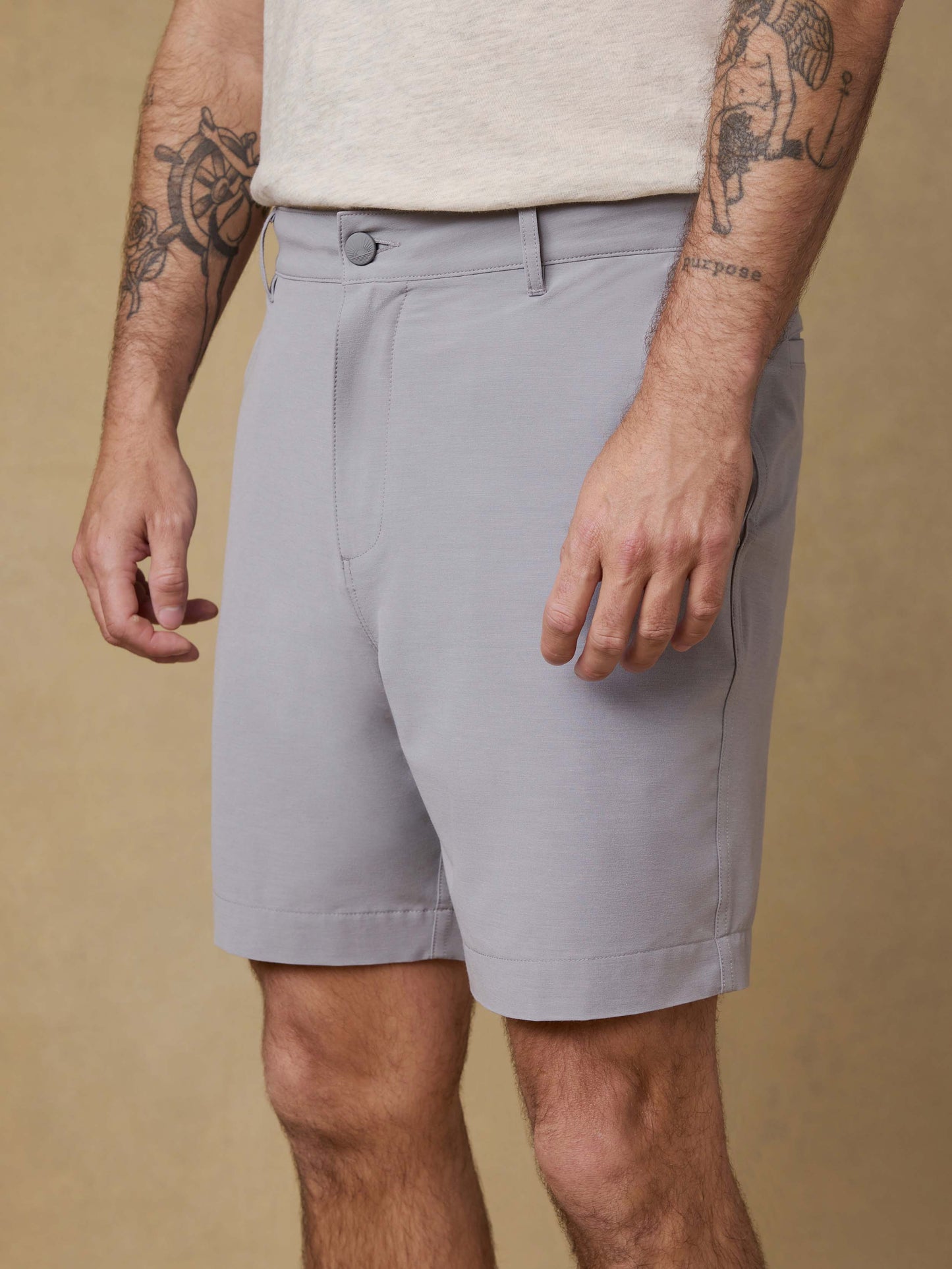 All Day™ Short (7") - Ice Grey