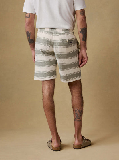 Whitewater Sweatshort - Shell Point Stripe