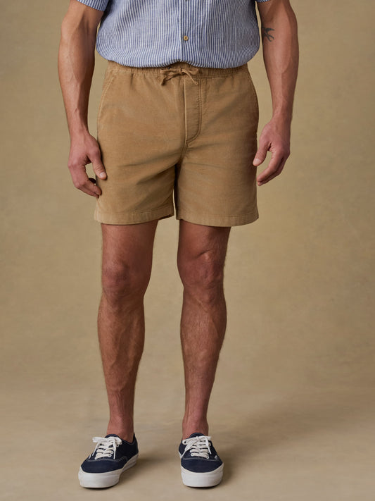 Essential Corduroy Short - Dark Sand
