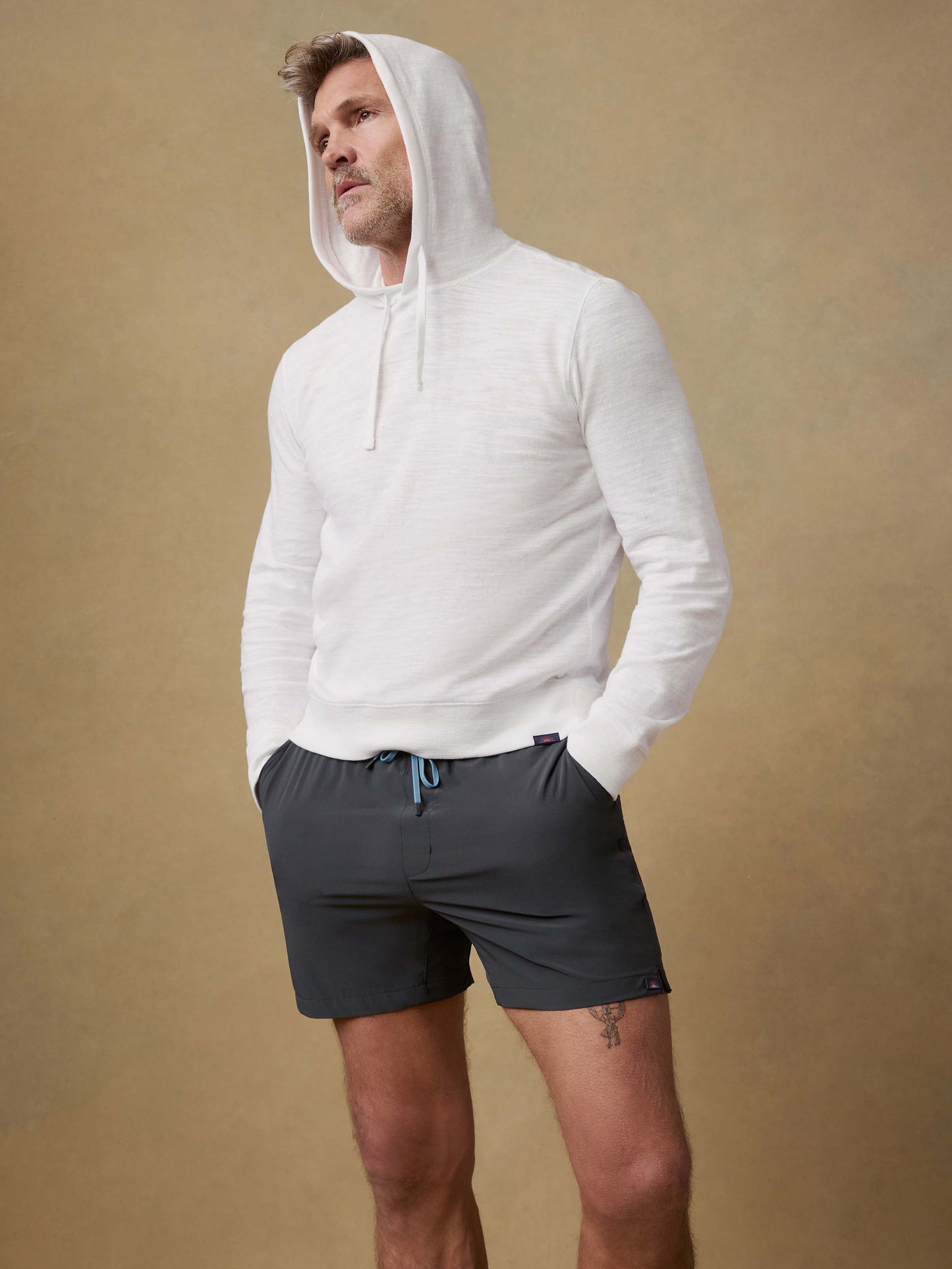 Sunwashed Organic Hoodie - White