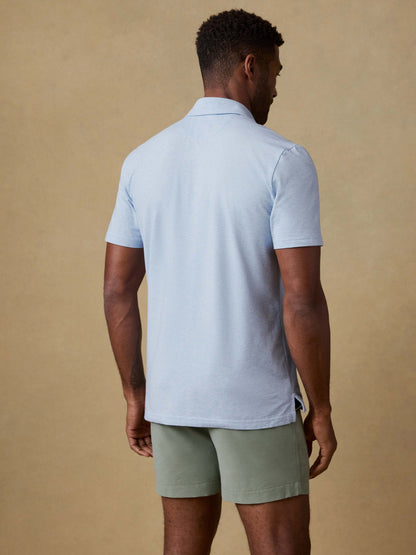 Short-Sleeve Movement™ Polo - Cardiff Blue Heather