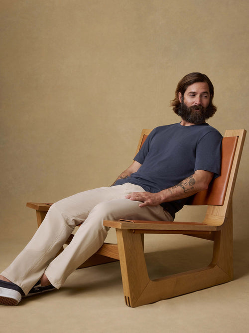 Sunwashed Regenerative Tee - Dune Navy