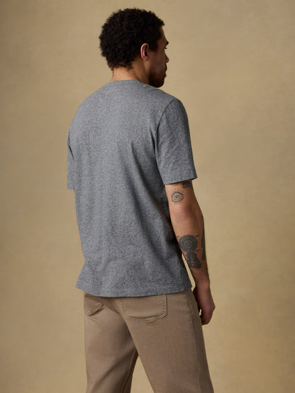 Sunwashed Regenerative Tee - Pebble Grey Heather