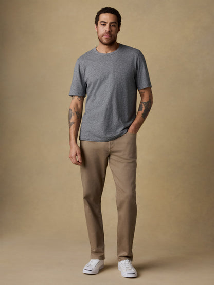 Sunwashed Regenerative Tee - Pebble Grey Heather