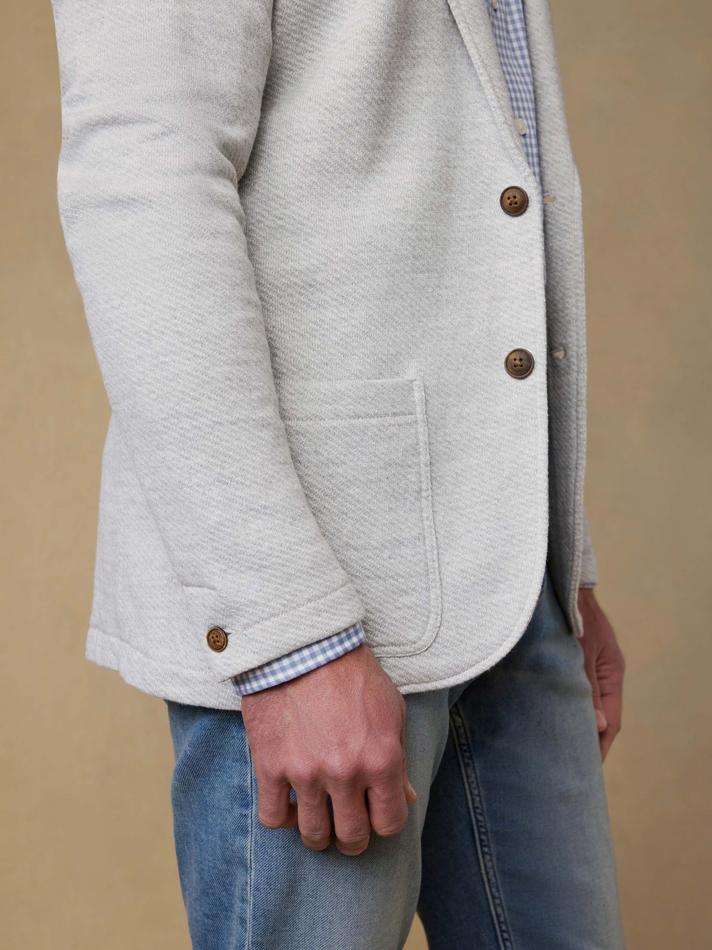 Inlet Knit Blazer (Tall) - Heather Grey