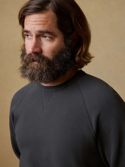 High Standard Fleece Crewneck - Mountain Black