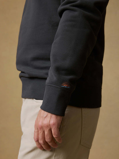 High Standard Fleece Crewneck - Mountain Black