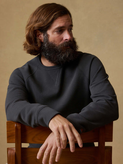 High Standard Fleece Crewneck - Mountain Black
