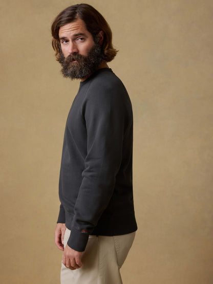 High Standard Fleece Crewneck - Mountain Black