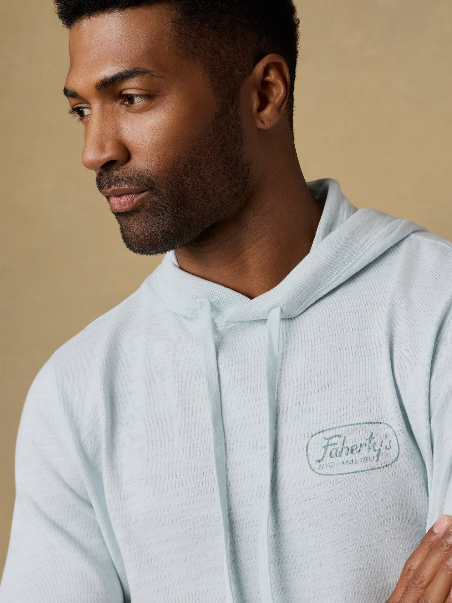 Surf Shop Sunwashed Organic Hoodie - Sky