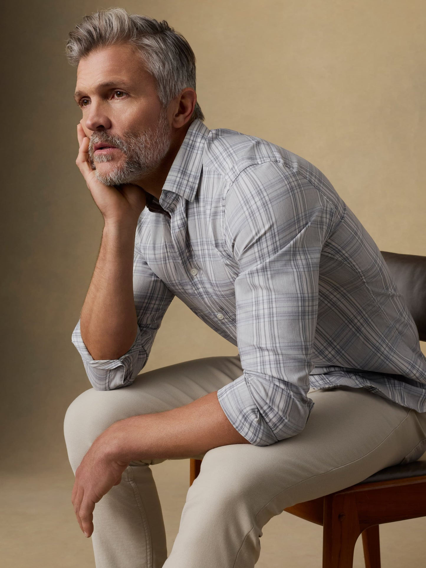 The Movement™ Shirt - Grey Cloud Plaid