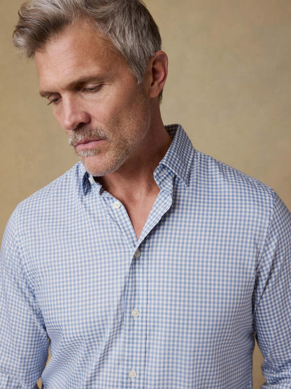 The Movement™ Shirt - Light Blue Gingham
