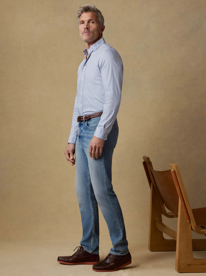 The Movement™ Shirt - Light Blue Gingham