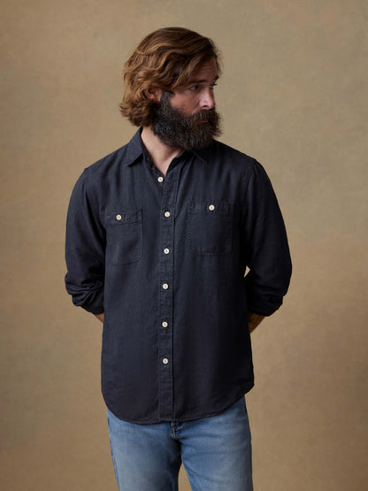 Tried & True Chambray Workshirt - Durango Black