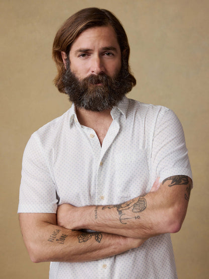 Short-Sleeve Movement™ Monterey Shirt - Mist Sunburst