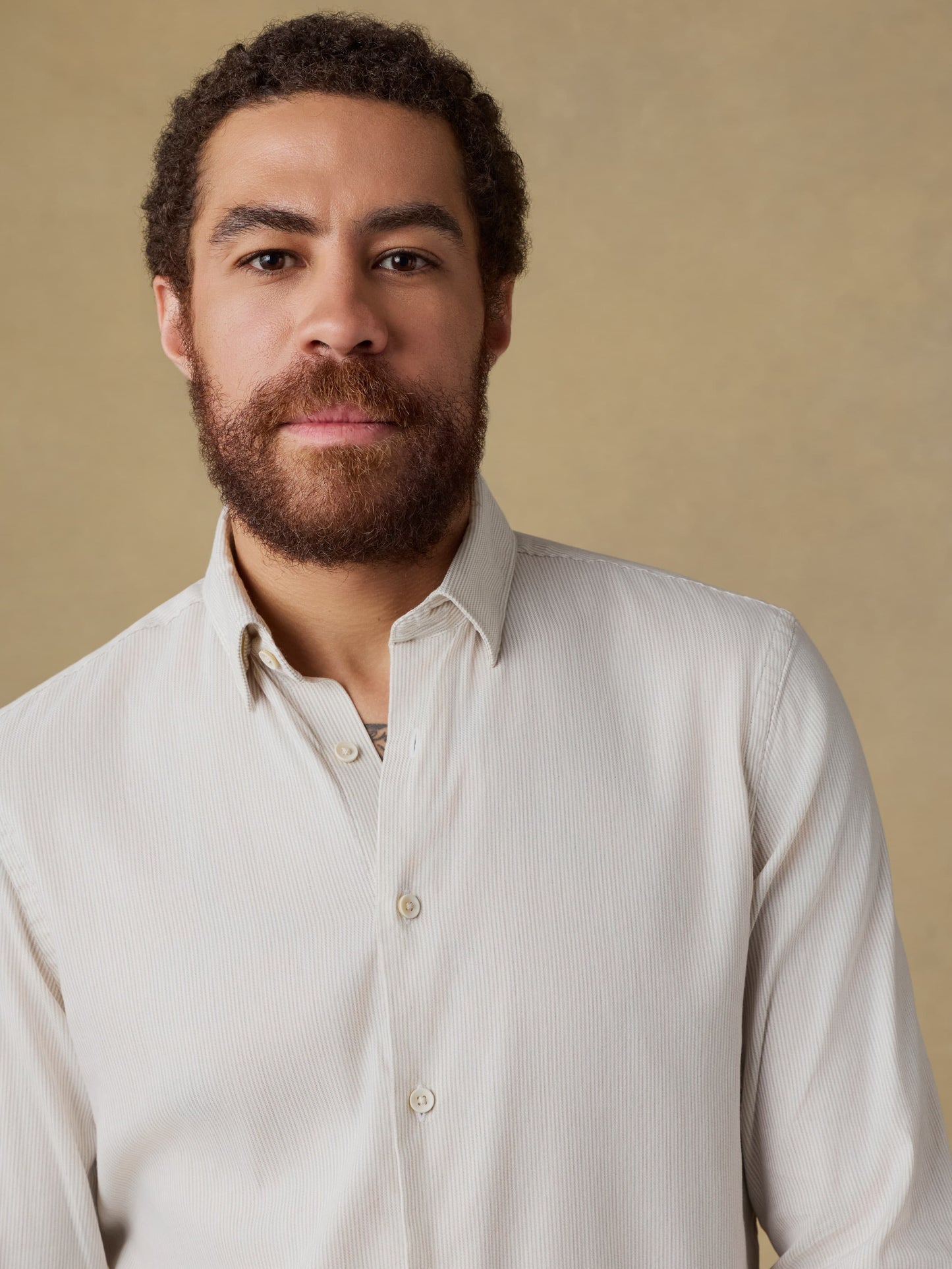 Movement™ Monterey Shirt - Wood Wall Stripe