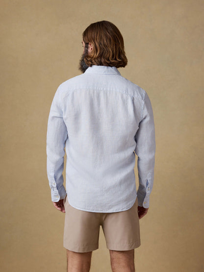 Laguna Linen Shirt - Summer Classic Stripe
