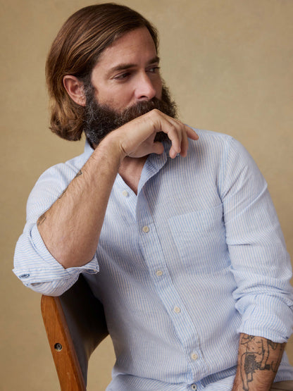 Laguna Linen Shirt - Summer Classic Stripe