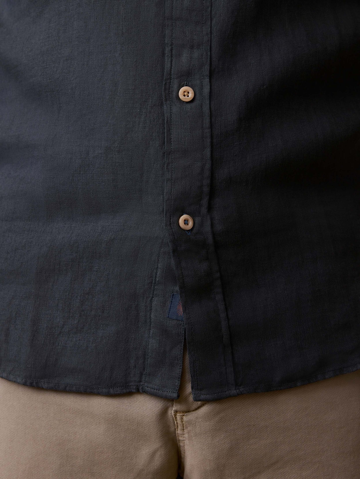 Laguna Linen Shirt - Washed Black