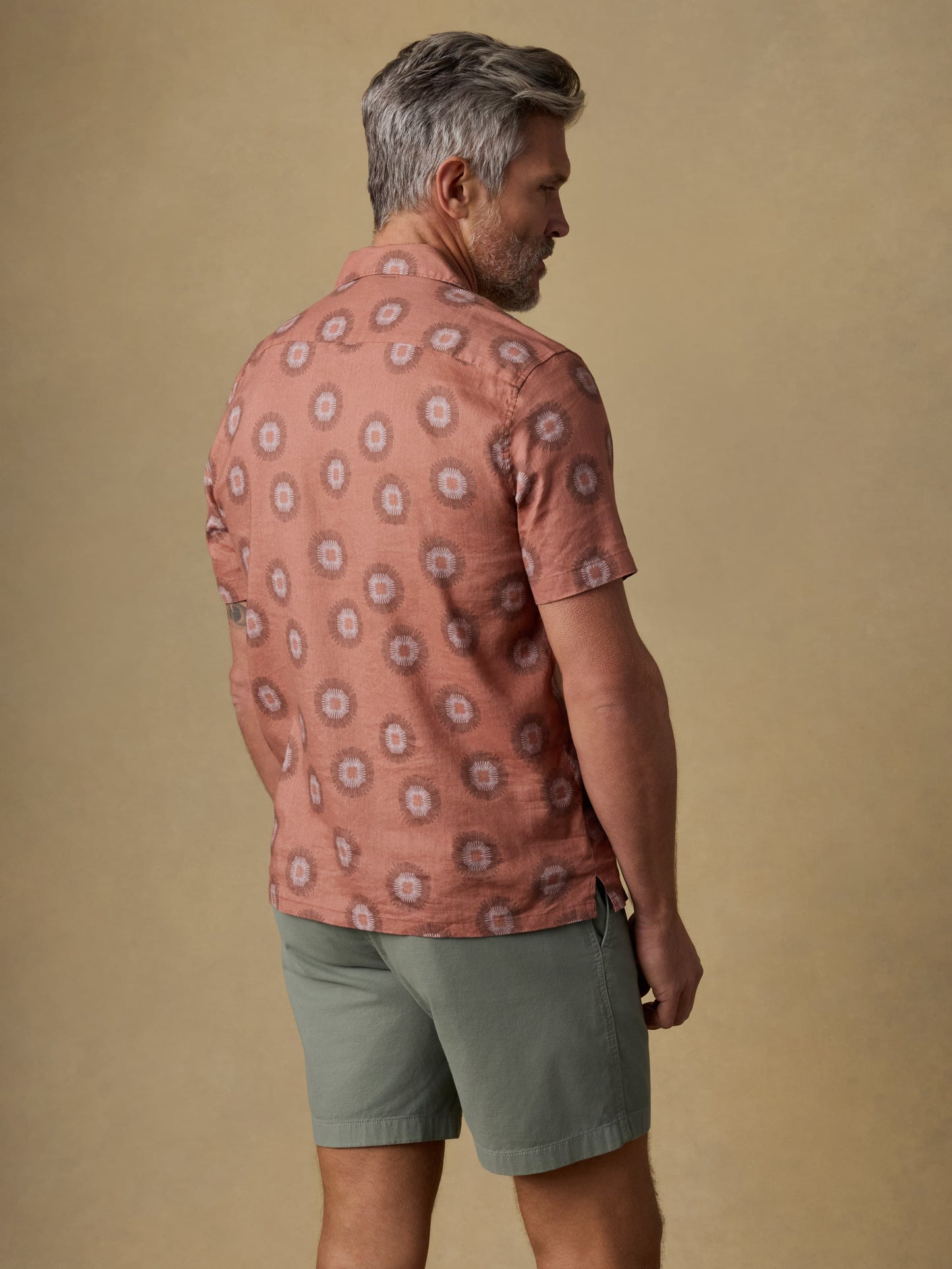 Short-Sleeve Breeze Camp Shirt - Sienna Coast Fireworks