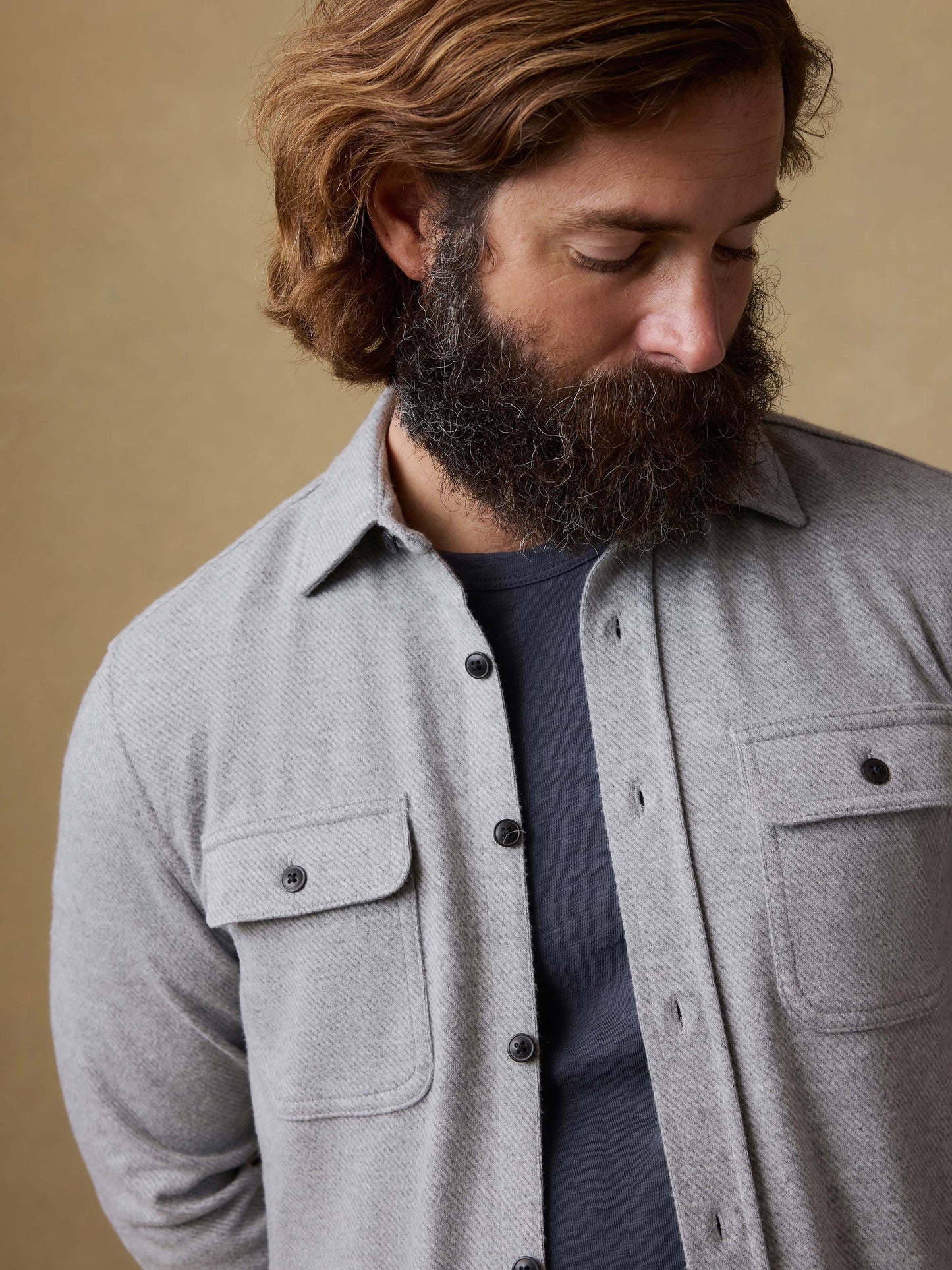 Legend™ Sweater Shirt - Fossil Grey Twill