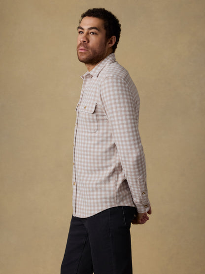 Legend™ Sweater Shirt - Shore Tan Gingham