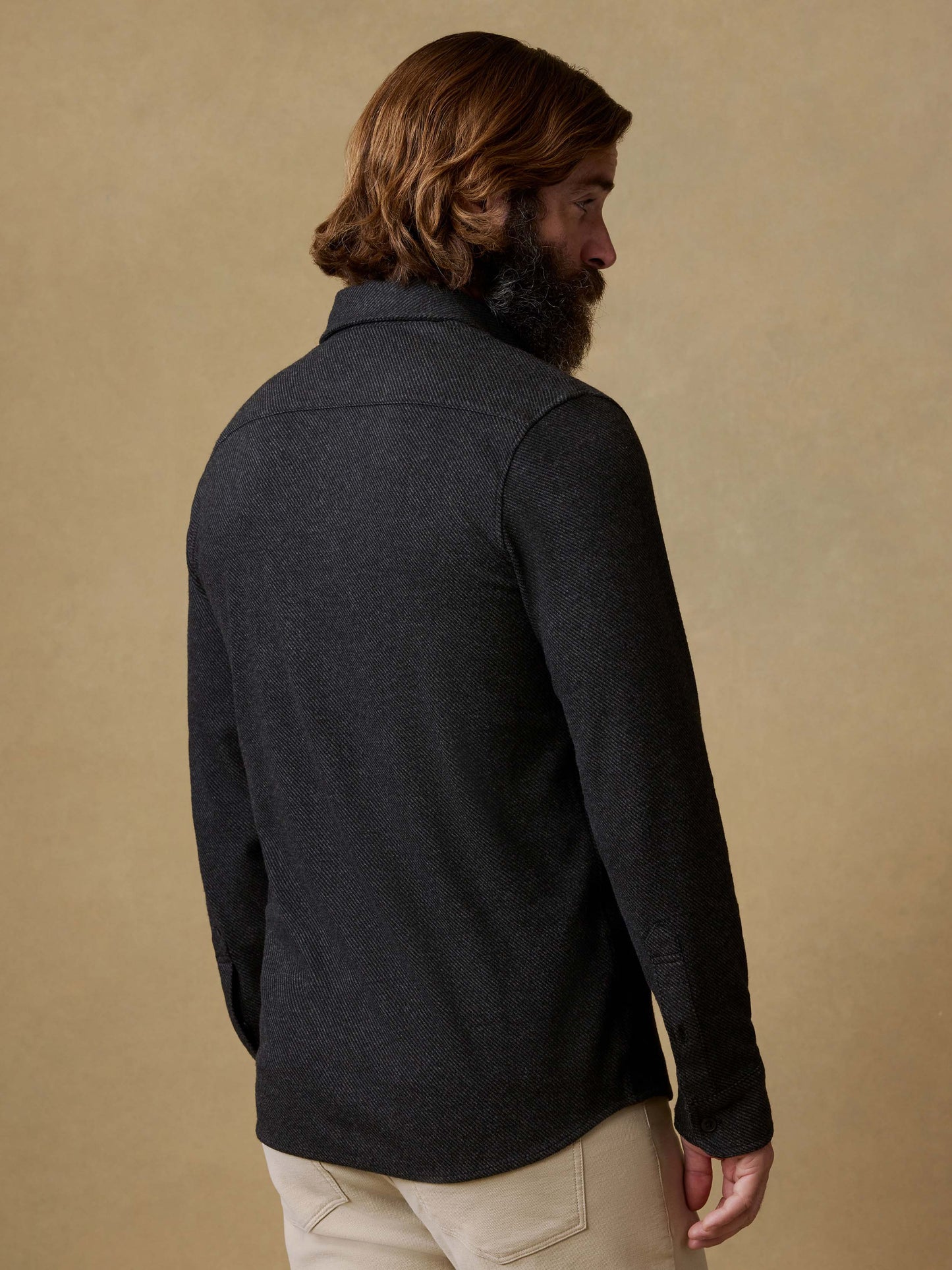 Legend™ Sweater Shirt (Single Pocket) - Heathered Black Twill