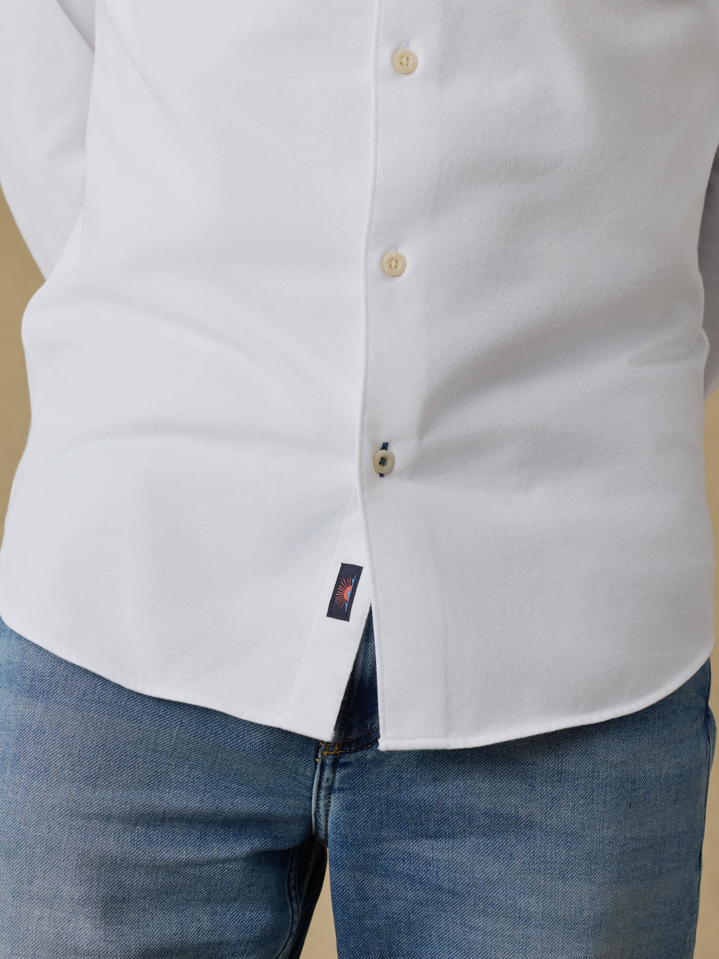 Costa Piqué Shirt - Pure White